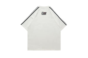 Racing t-shirt 22 number top motorsports tee in white