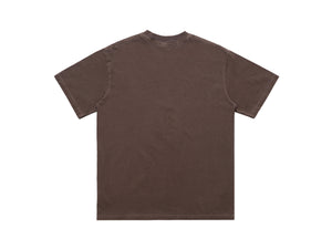 Anime t-shirt retro cartoon top 90s tee good life slogan jumper in brown