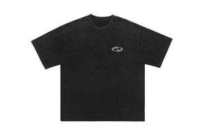 Mona Lisa t-shirt graffiti tee creepy top grunge jumper in grey