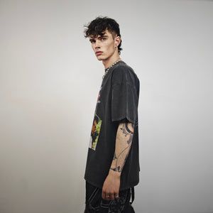 Lana Del Rey vintage t-shirt psychedelic tee rocker top grey