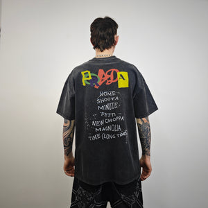 Lana Del Rey vintage t-shirt psychedelic tee rocker top grey