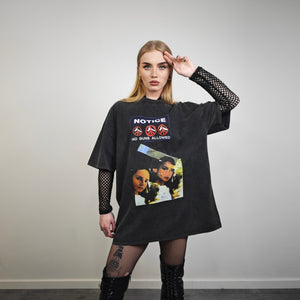 Lana Del Rey vintage t-shirt psychedelic tee rocker top grey