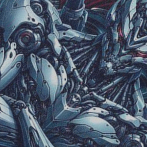 Cyborg sleeveless t-shirt robot cartoon surfer vest retro grunge slogan tank top in acid wash black