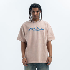 Outcast t-shirt retro hip-hop tee grunge rapper top in Pink