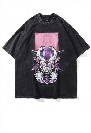Dragon ball t-shirt creepy monster tee cosplay top in grey