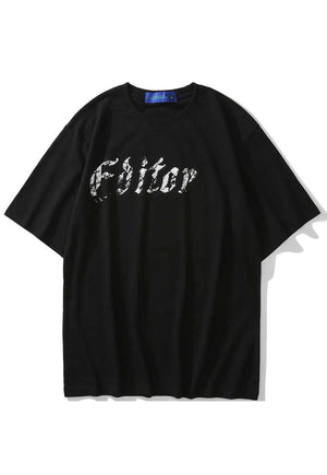 BLACK & WHITE AESTHETIC PRINT vintage wash t-shirt sample sale 3 for 2