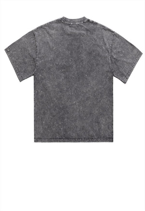 Hawaii t-shirt vintage poster print tee 90s retro top grey