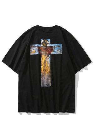 BLACK & WHITE AESTHETIC PRINT vintage wash t-shirt sample sale 3 for 2
