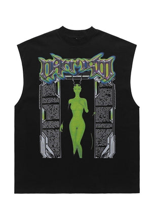 The Simpsons sleeveless t-shirt tank top surfer vest vintage wash sample sale 3 for 2