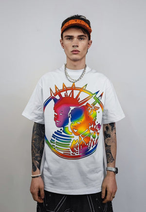 Krusty the clown, Custom graphics lgbt & premium Pokémon PRINT vintage wash t-shirt sample sale 3 for 2