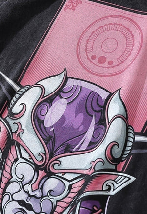 Dragon ball t-shirt creepy monster tee cosplay top in grey