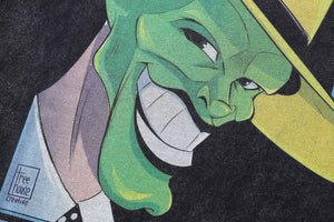 Mask movie t-shirt vintage green face tee retro cartoon top in vintage grey