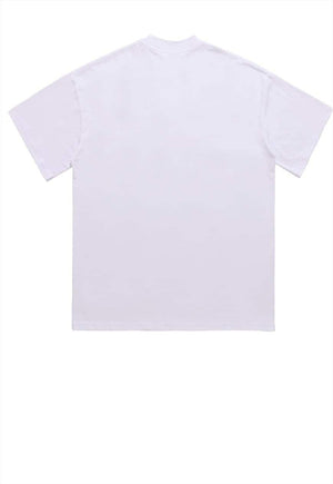 Bible print t-shirt religion tee saint slogan top in white