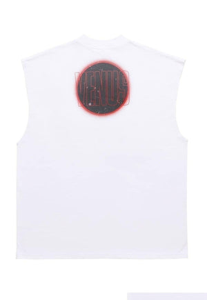 Medieval statue sleeveless tshirt retro tank top surfer vest