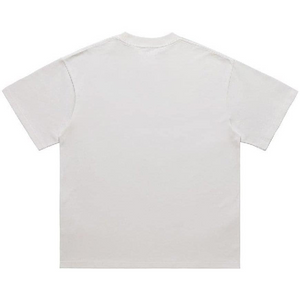 Sun print t-shirt graffiti top paint splatter tee skater jumper pop art pullover in white