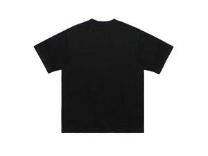 Motivational t-shirt delay no more slogan top in black