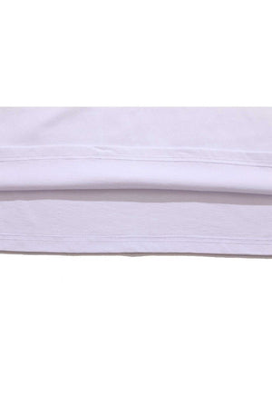 Hip-hop sleeveless t-shirt rapper tank top surfer vest white