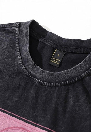 Dragon ball t-shirt creepy monster tee cosplay top in grey