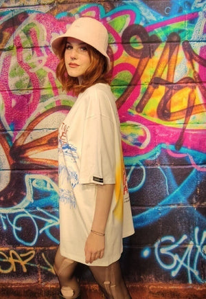 Teddy graffiti tee trippy y2k bear top subculture t-shirt