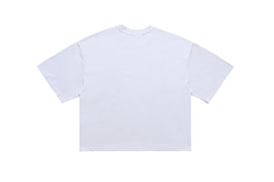 Kidcore t-shirt stupid slogan top grunge hip-hop tee in white