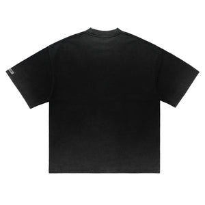 00s t-shirt skater top grunge hip-hop tee in black