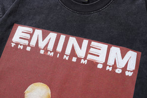 Vintage Slim Shady t-shirt hip-hop tee retro Eminem top in grey