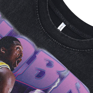 Kobe Bryant sleeveless t-shirt vintage baketball player vest sports tank top in acid wash black