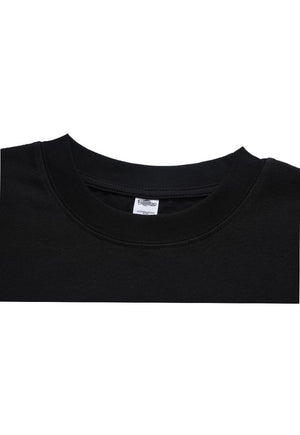 Space man t-shirt Startrack tee grunge top in black