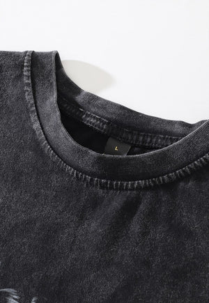 Nicky Minaj fan t-shirt singer tee retro skater top in black