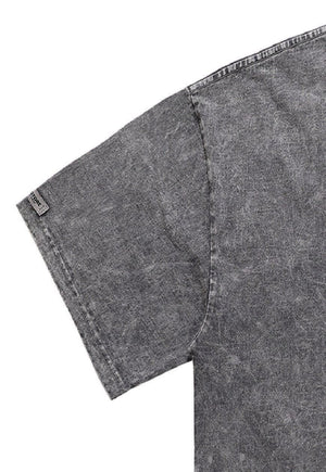 Hawaii t-shirt vintage poster print tee 90s retro top grey