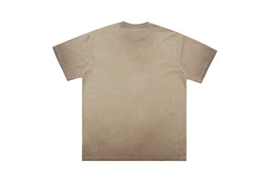 Battlefield slogan t-shirt military top retro game tee in cream