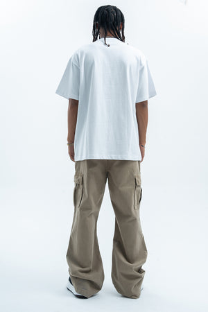 Psychedelic t-shirt graffitit top escape slogan tee raver jumper in black