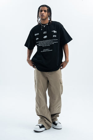 Retro racing t-shirt motorsports top retro logo tee in white