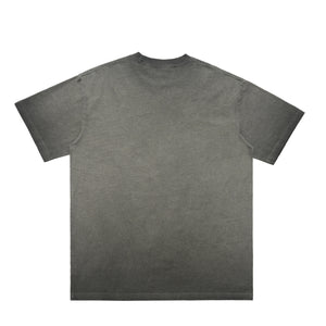 Scary cartoon t-shirt creepy anime top grunge retro horror tee in Grey