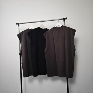 Metal band tank top surfer vest vintage wash sample sale 3 for 2