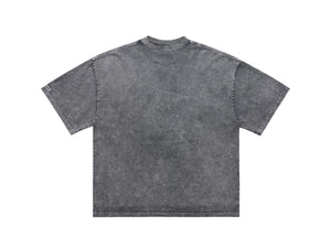 Boxer t-shirt motivational top grunge hip-hop tee in grey