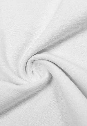 Anime print t-shirt monster cat tee anatomy retro top white