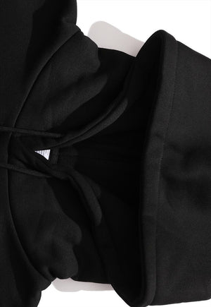 Anime hoodie pullover cosplay character top in black