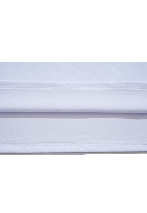 Mustang car t-shirt dice print tee retro racing top in white