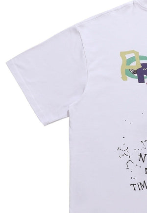 Peace print t-shirt retro anti guns tee grunge punk top