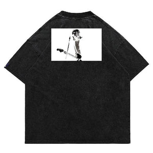 Kurt Cobain ,Nirvana ,BEE PRINT vintage wash t-shirt sample sale 3 for 2