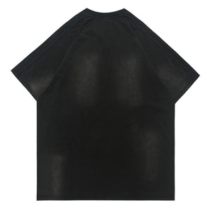 Undefeated t-shirt motivational slogan top racing t-shirt black