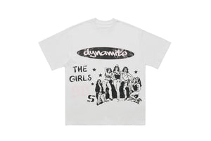 Flame print t-shirt retro cartoon top graffiti tee 90s jumper in black