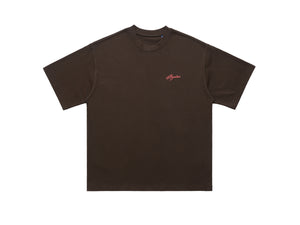 Motivational t-shirt dont give up slogan top retro tee in blue