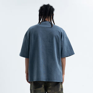 Motivational t-shirt retro grunge top old slogan tee in black