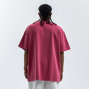 Graffiti t-shirt mouse print top grunge cartoon tee skater jumper in pink