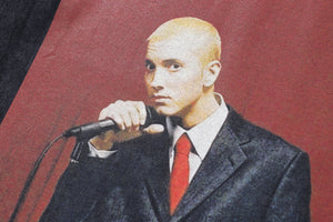 Vintage Slim Shady t-shirt hip-hop tee retro Eminem top in grey