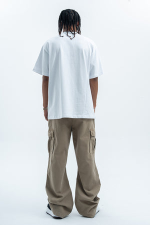 Little devil t-shirt retro devil cartoon top hell print tee in blue