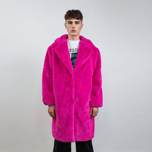 Short faux fur coat purple soft fleece trench luxury crop jacket detachable sleeves handmade pattern party overcoat fluffy festival set