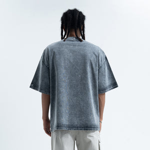 Dennis Rodman t-shirt psychedelic top basketball player tee in Black